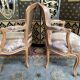 Paire de fauteuils cabriolets de style Louis XV