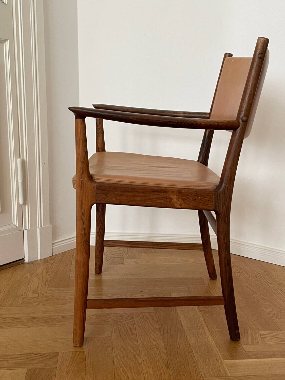 Danish Palisander Armchair Office Chair 1950s