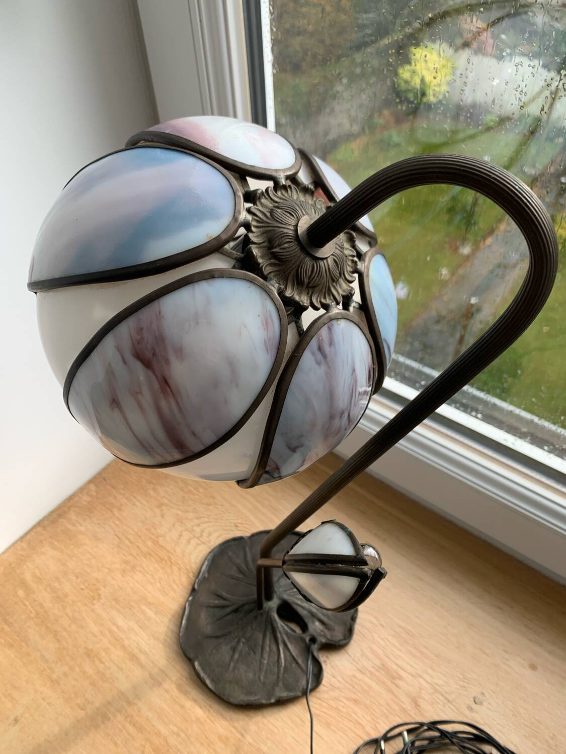 Tiffany-style table lamp