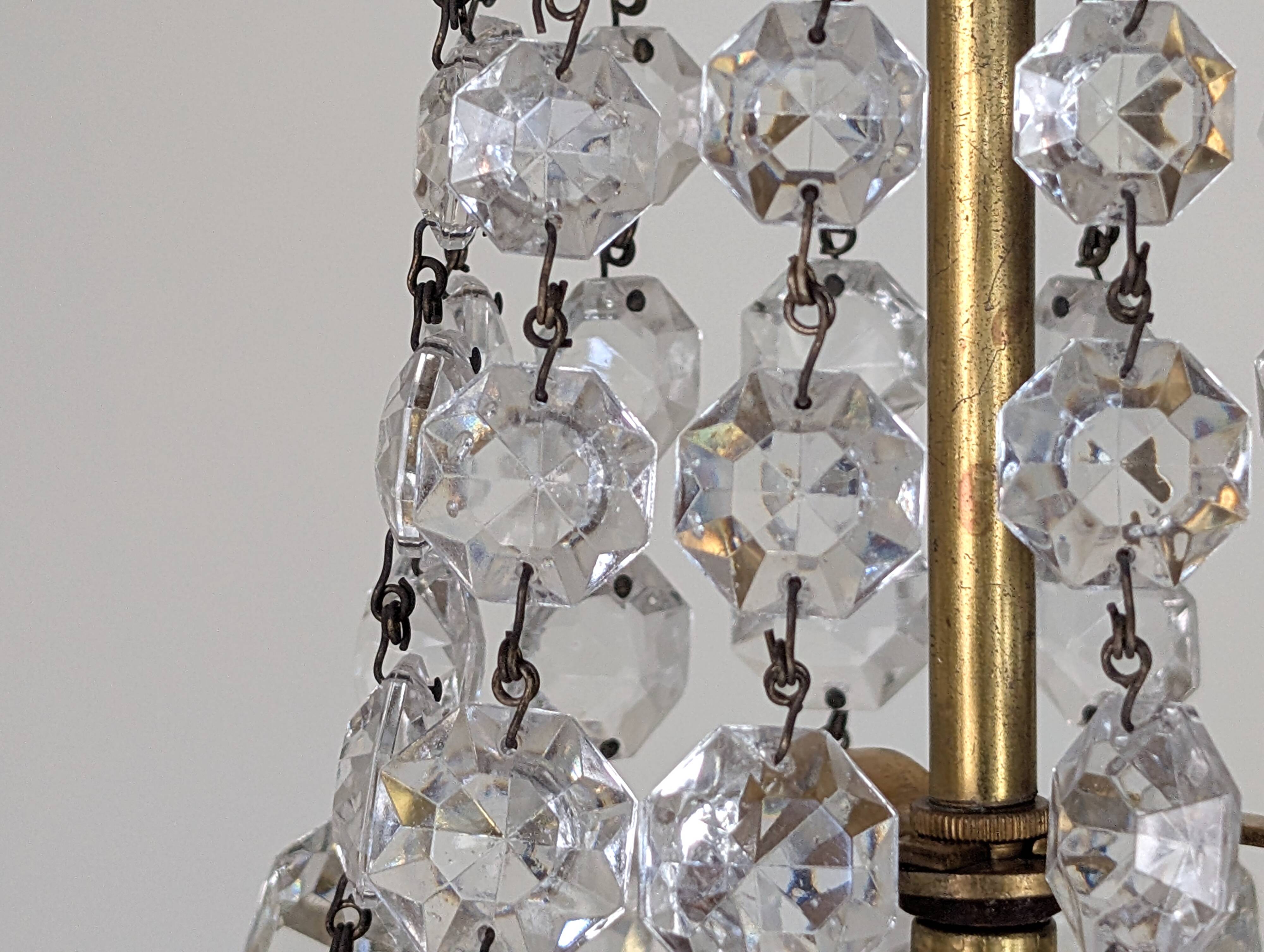 Hot air balloon tassel chandelier