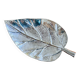 Large tray, leaf-shaped centerpiece
