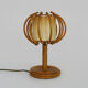Rattan bedside lamp, 50s