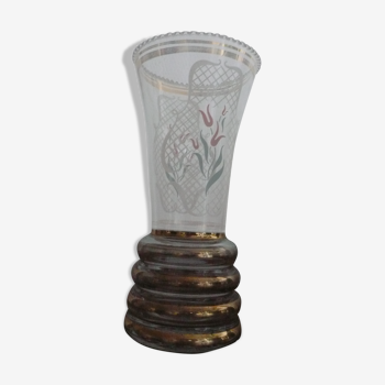 Vase transparent vintage
