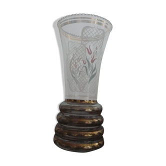 Vase transparent vintage