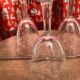 Set of 3 pretty Enghien Luminarc mulled wine glasses