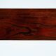 Extendable vintage teak slat bench