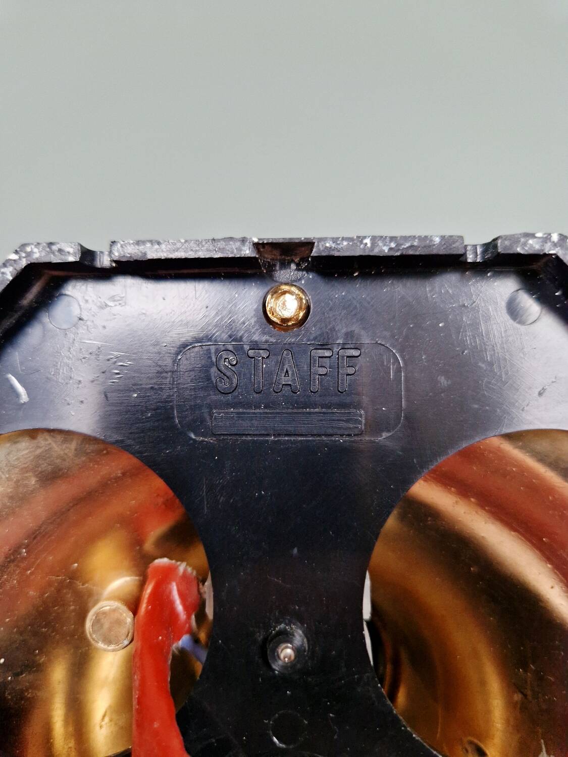 Ceiling light/wall sconce in brass, Motoko Ishii, Staff Leucht