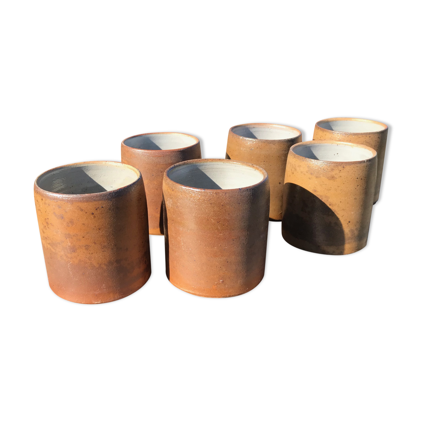 Glasses in sandstone