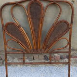 Pair of headboard 1 place in rattan and cannage