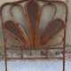 Pair of headboard 1 place in rattan and cannage