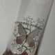 Vintage lot de 3 verres à eau papillons du monde