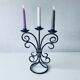 Old iron chandelier