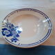 Assortiment de 18 assiettes anciennes bleues
