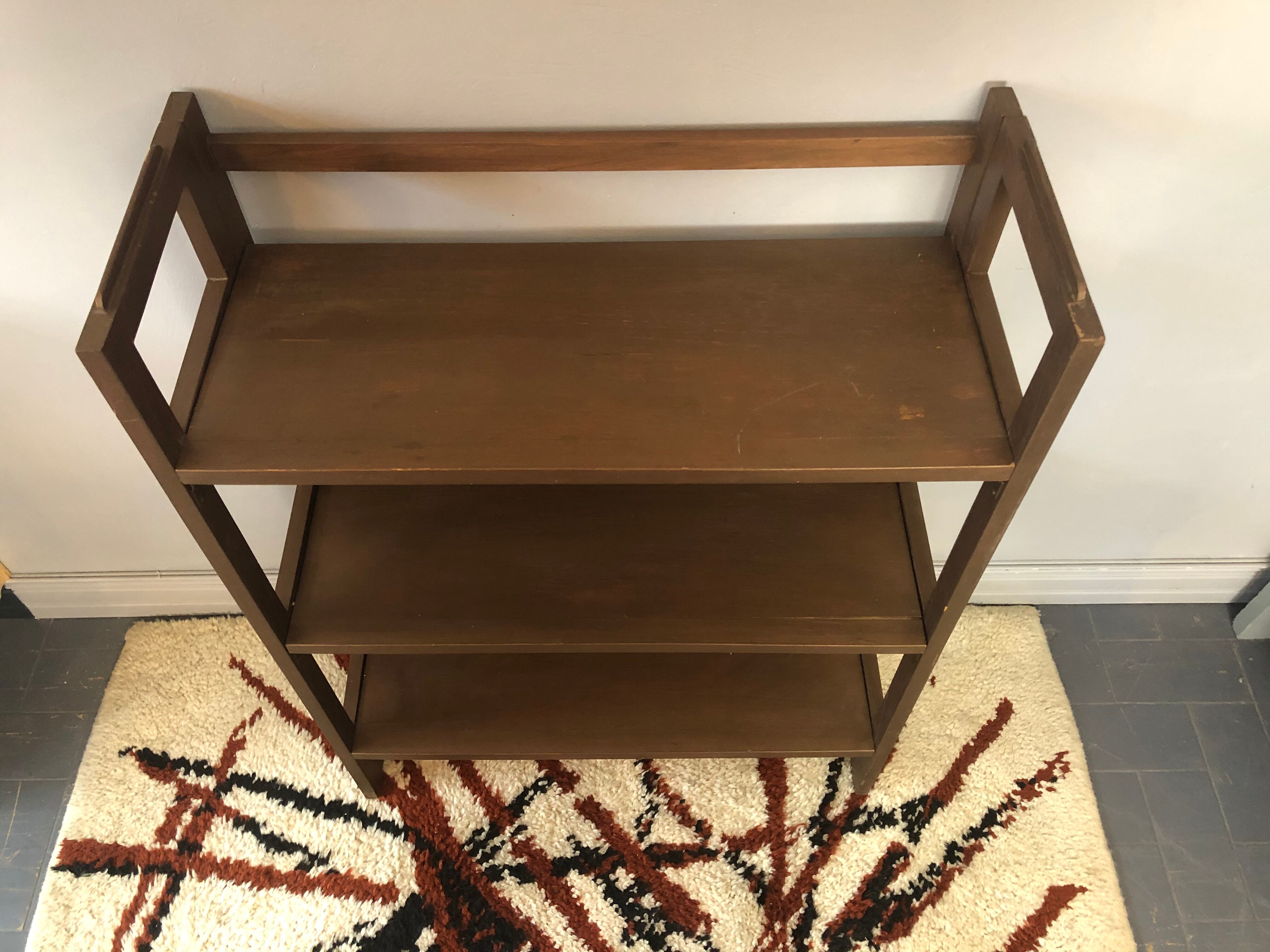 Vintage bookseller's shelf