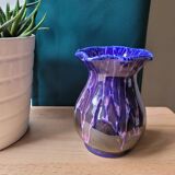 Enameled porcelain vase