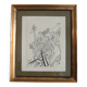 Painting drawing the city Jules Mougin, the poet postman Abstract art brut