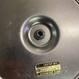 Table lamp in black metal and white glass, by Kamenicky Senov 1960s