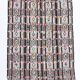 Tapis kilim turc blanc et noir