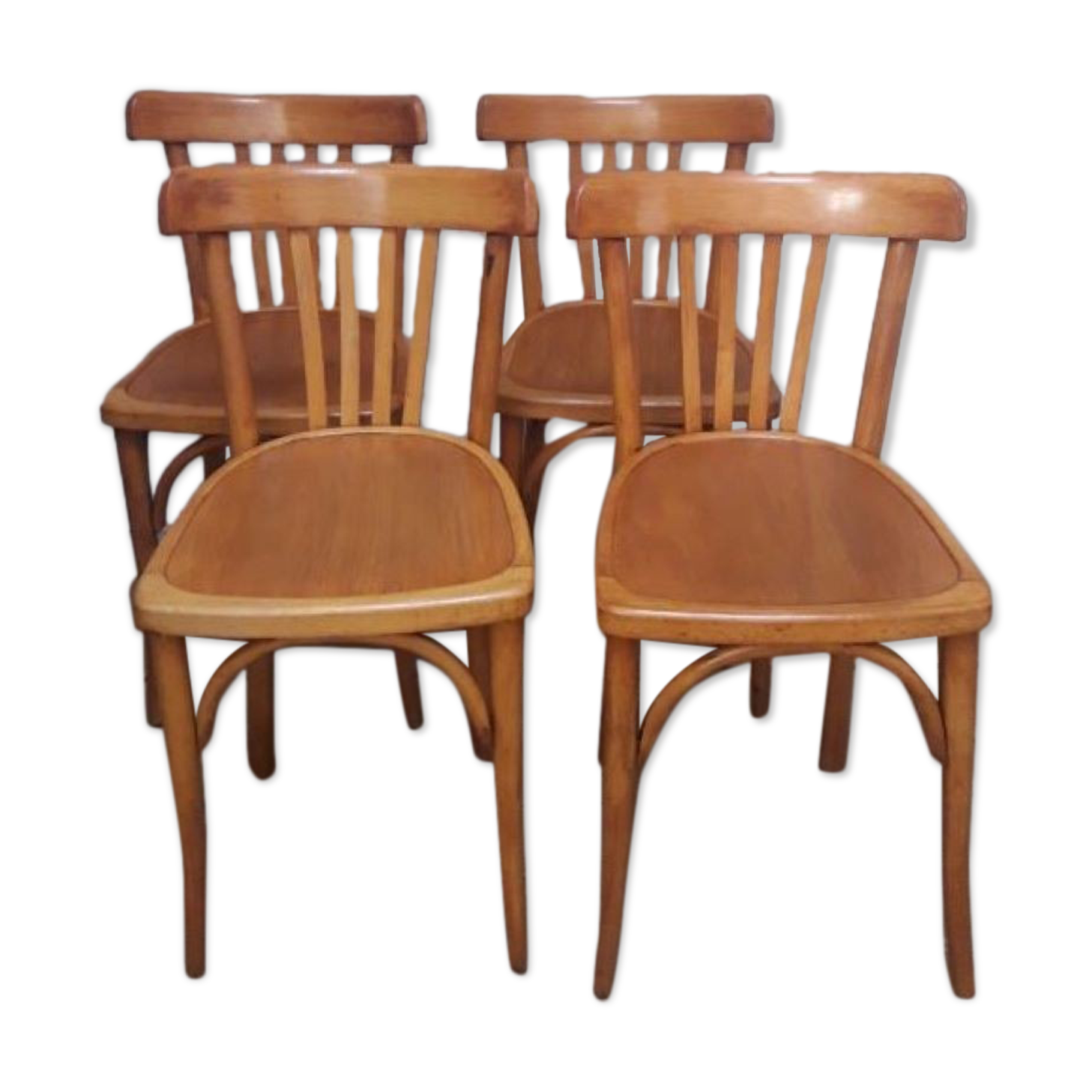 Series of 4 Luterma bistro chairs