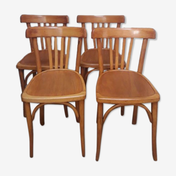 Series of 4 Luterma bistro chairs