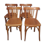 Série de 4 chaises bistrot Luterma