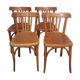 Series of 4 Luterma bistro chairs