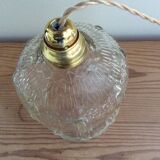 Glass globe pendant light