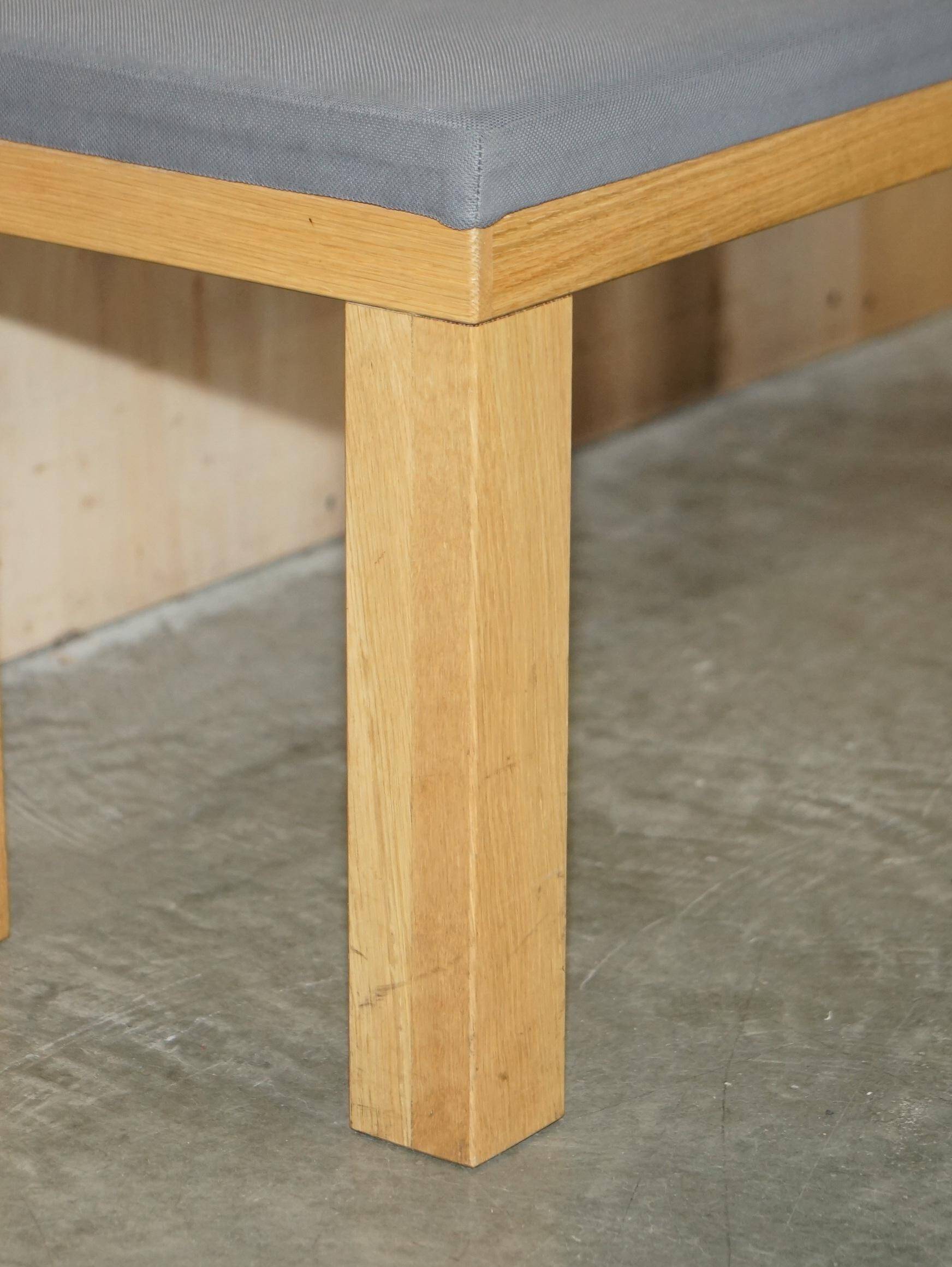 James Burleigh Bosa kitchen bench in handmade oak