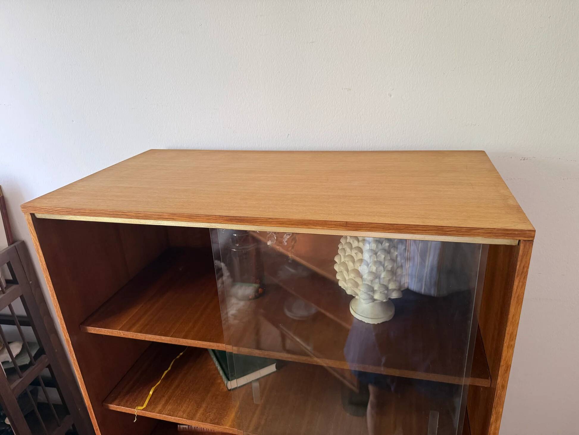 Vintage display cabinet bookshelf