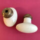 Vintage white porcelain door handles