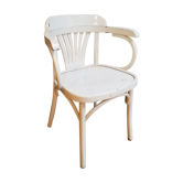 Curved wooden chair