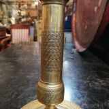 Pair of candlesticks time column Board end XVIII and early XIX
