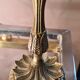 Bronze bedside lamps with gold lampshade and gold gallon 31x14