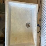 Vintage Ceramic Stamp Sink with Farmhouse Drainer