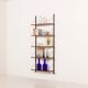 Scandinavian rosewood shelving unit, set of 5 shelves, 1960s
