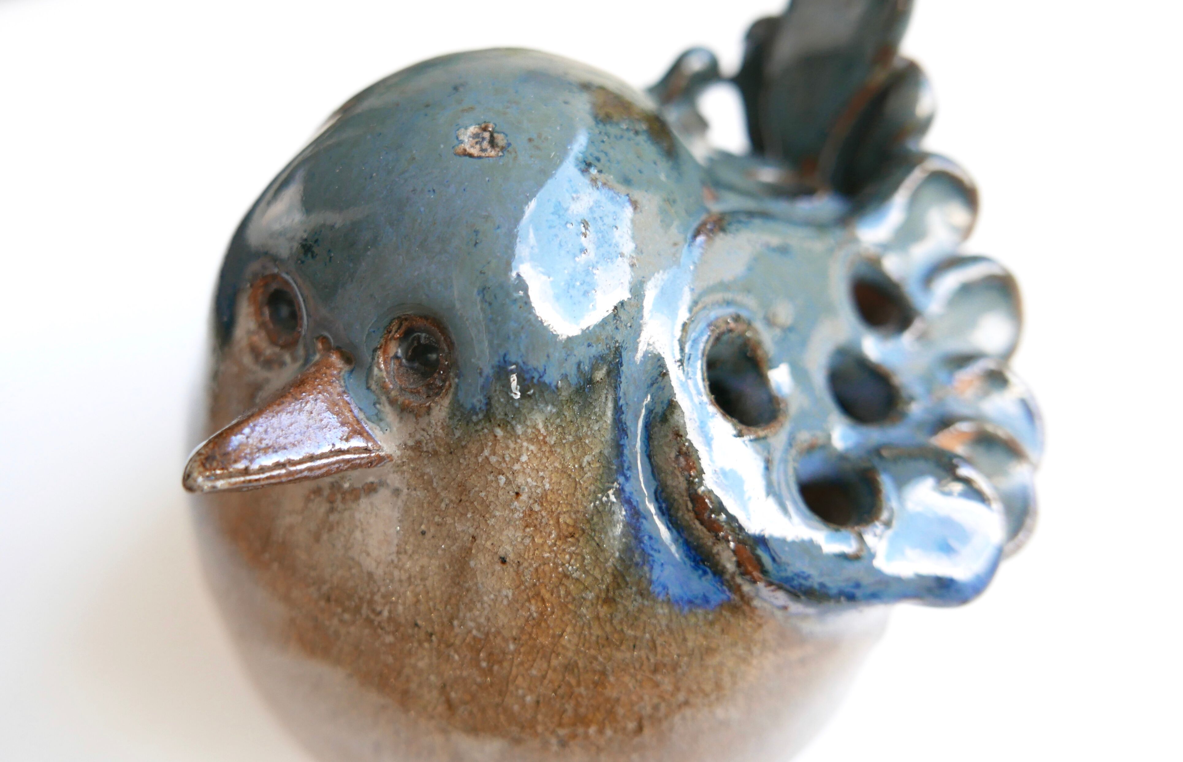 Vase flowers Bird in Gardelle sandstone, 70s