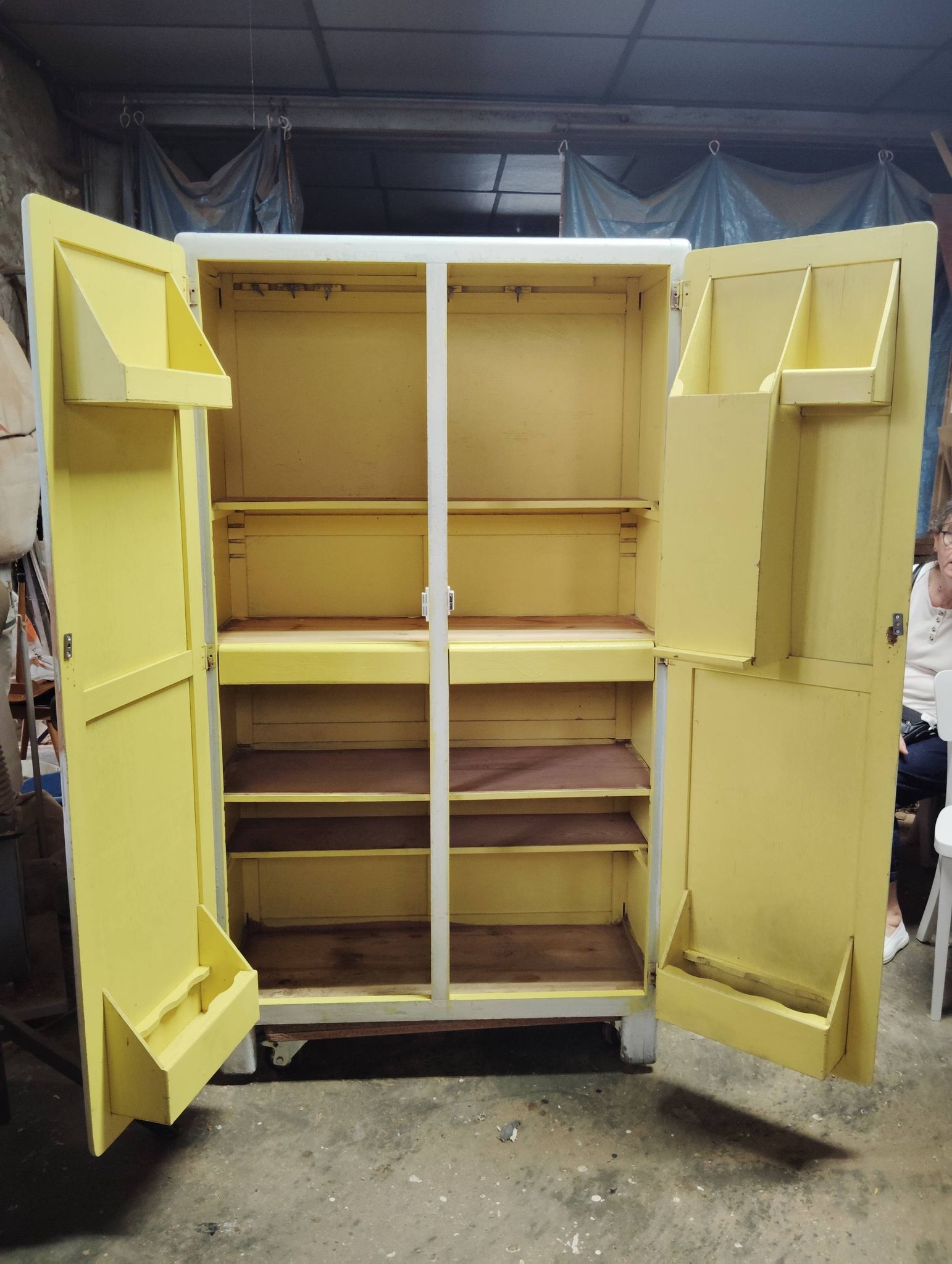 Parisian kitchen cupboard
