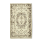 Tapis beige oriental unique en son genre fait à la main 166 cm x 275 cm - 38901