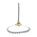 Suspension in corrugated opaline