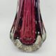 Murano glass vase, amethyst in colour, circa 1950.