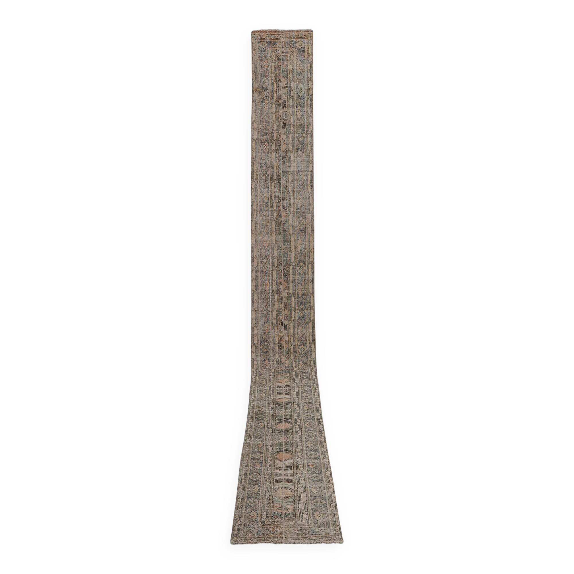 Tapis de couloir turc vintage 59x674 cm