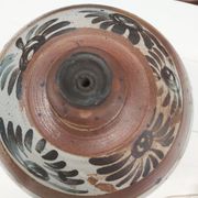 Ceramic lamp foot signed Patrick Lefebvre
