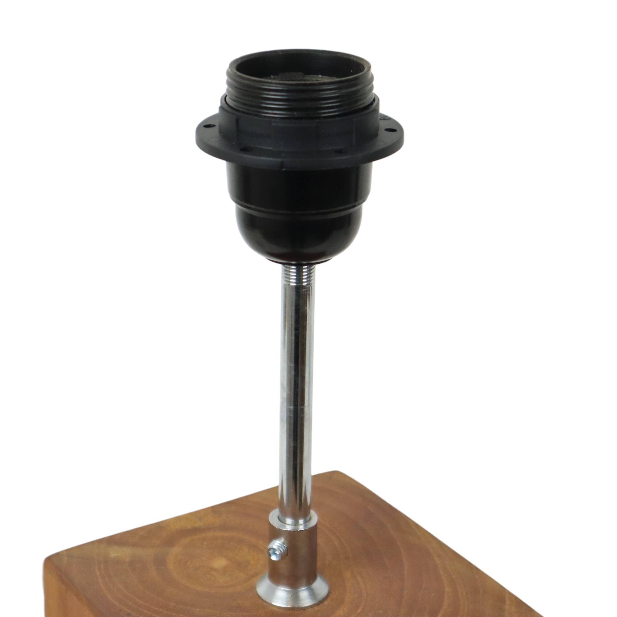 Rural Lamp Solid Wood Adjustable Table Lamp