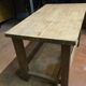 Old farmhouse table made of solid wood - Vintage work table