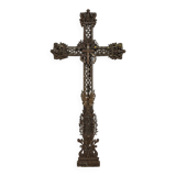 Calvary cross from the Napoleon III period in cast iron (2)