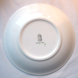 Game model plate signed gien, hunting birds, bustards