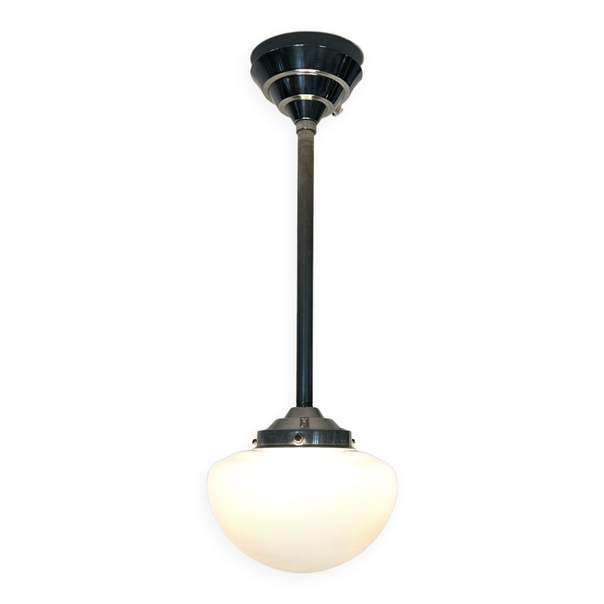 Art Deco opaline chandelier