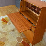 Secretary scandinavian vintage teak design 1960