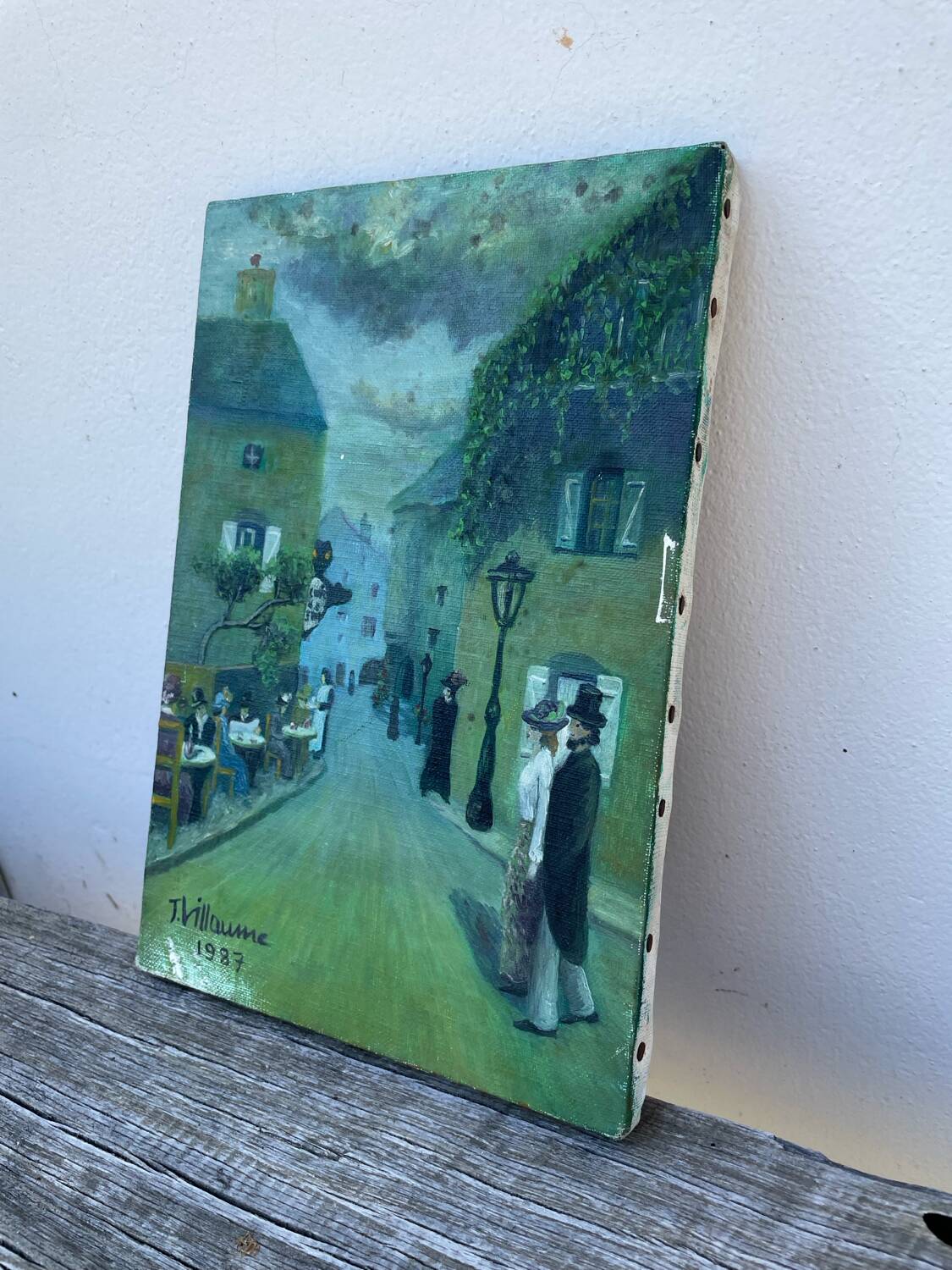 Oil painting Paris Montmartre