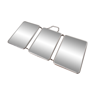 Miroir barbier triptyque 49x21cm